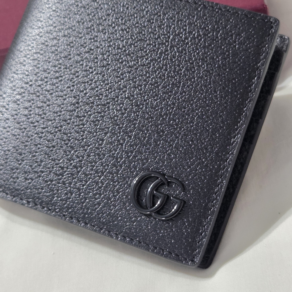 Gucci GG Marmont Black Leather Wallet